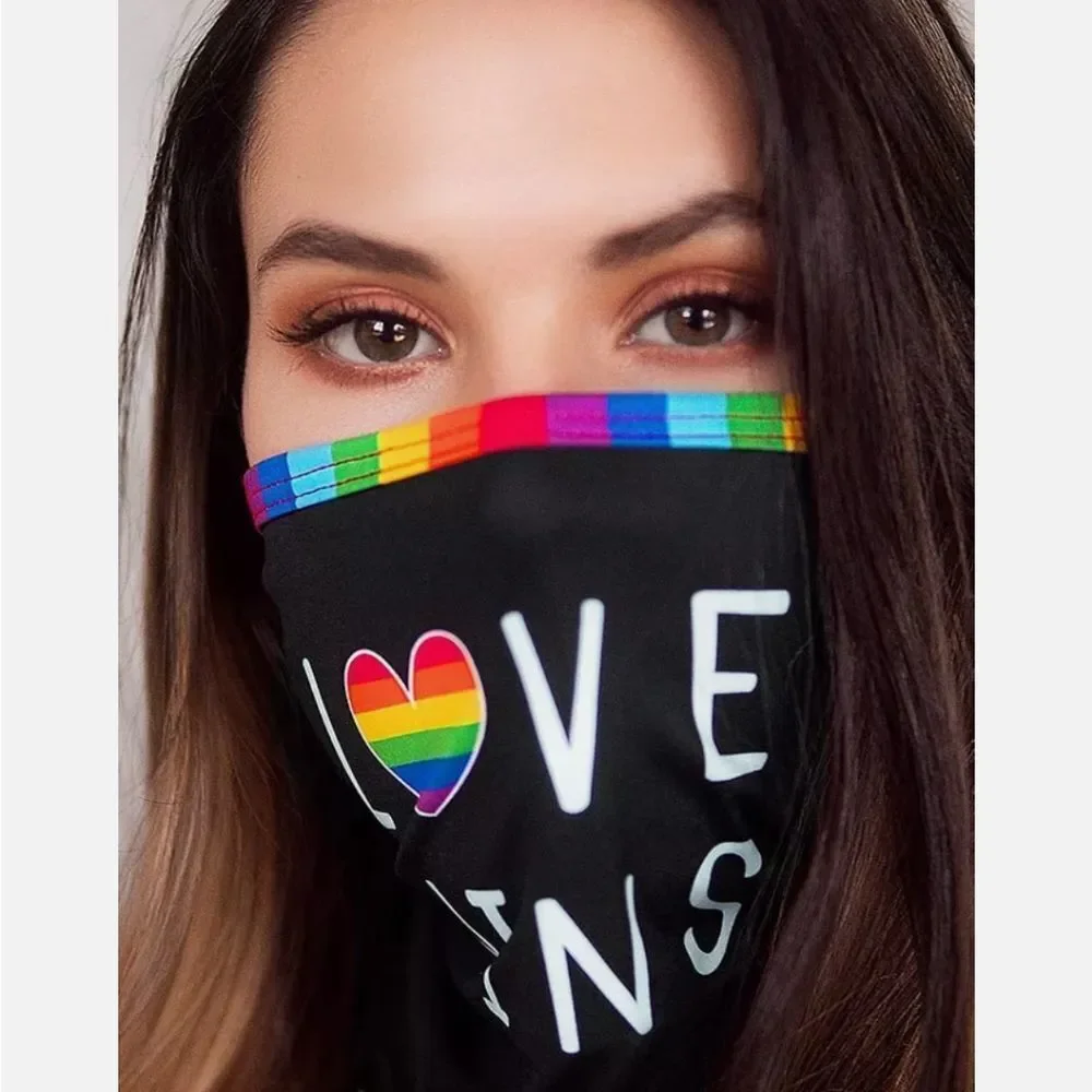 Face/ Neck Bandana - Love Wins